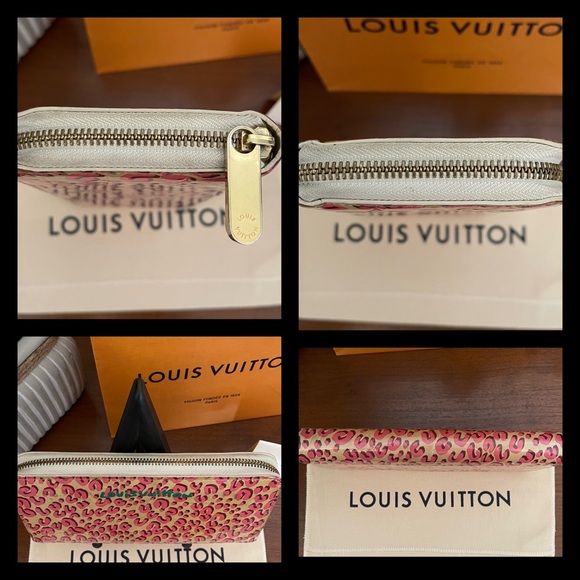 Louis Vuitton Stephen Sprouse Blanc Corail Vernis Leopard Zippy Limited Edition - Picture 12 of 15